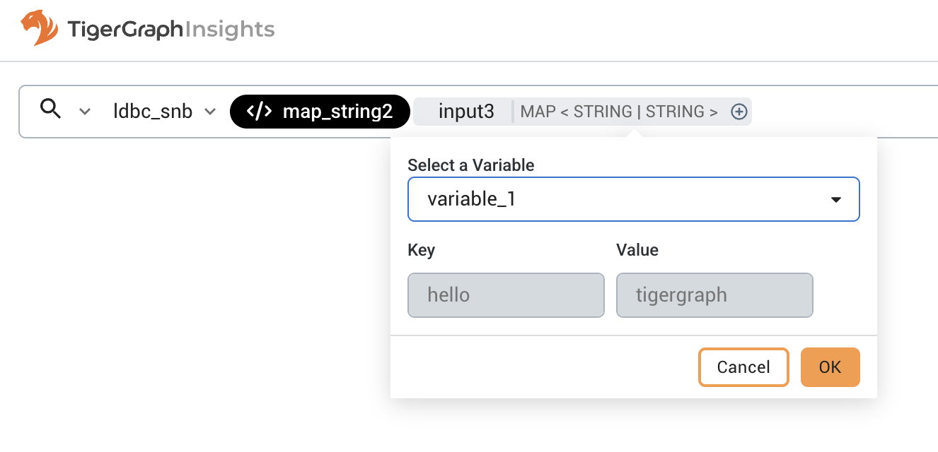 list and map variable