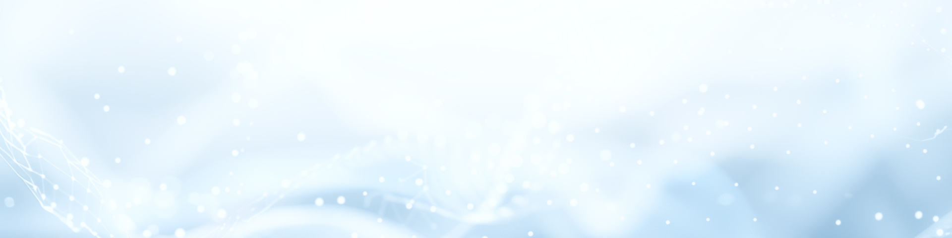 Abstract light blue background with a soft gradient. Features white circular light spots and thin wavy lines, creating a dreamy and serene atmosphere.